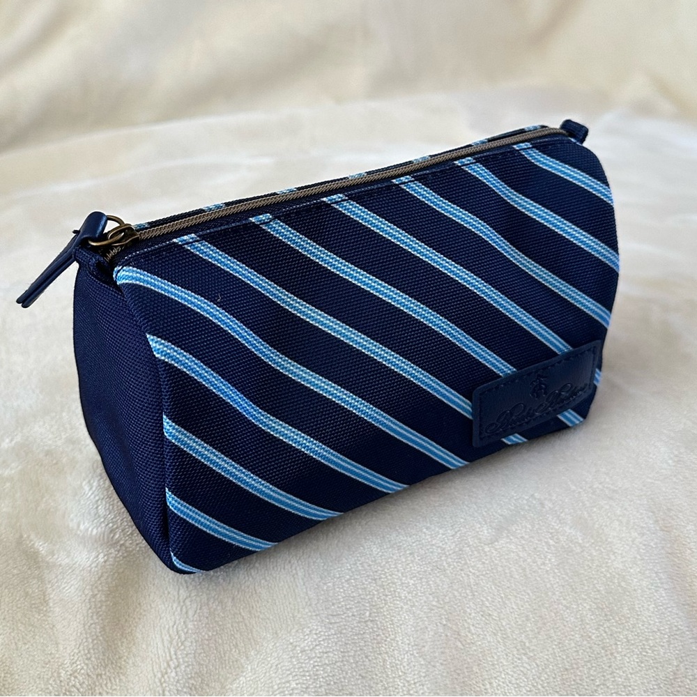 Brooks Brothers Navy and Light Blue Striped Bag